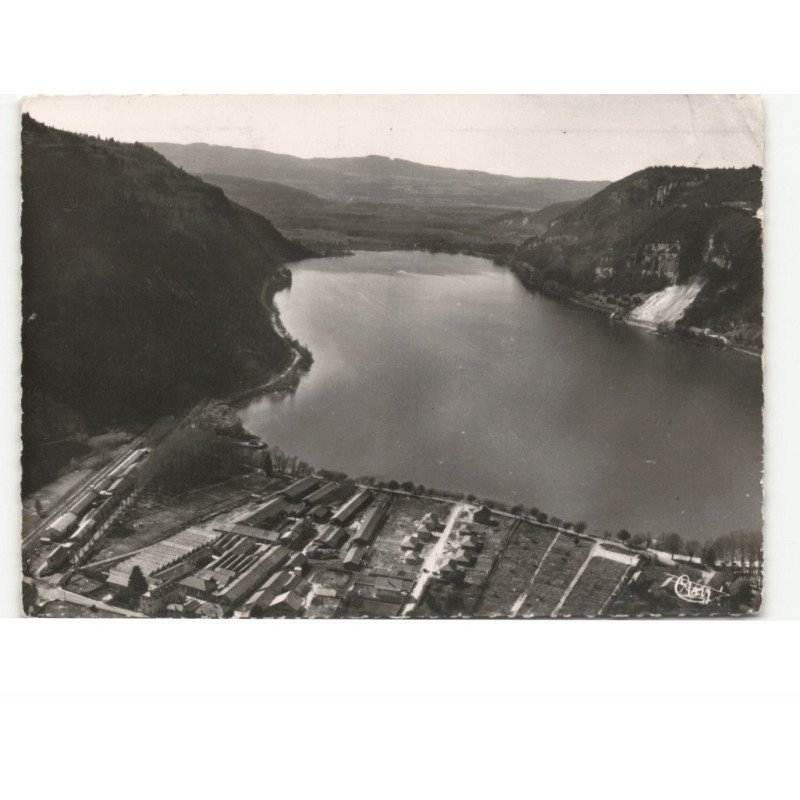 NANTUA: le lac vue aérienne 10x15 - état