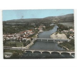 PONT-D'AIN: vue générale vue aérienne 10x15 - très bon état