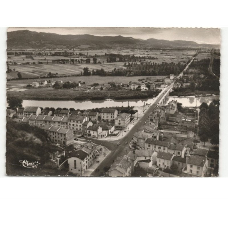 PONT-D'AIN: monts du bugey vue aérienne 10x15 - état