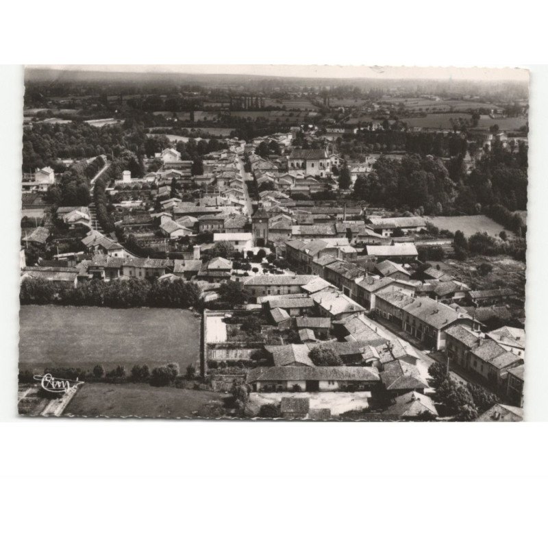 PONT-de-VEYLE: vue générale vue aérienne 10x15 - très bon état