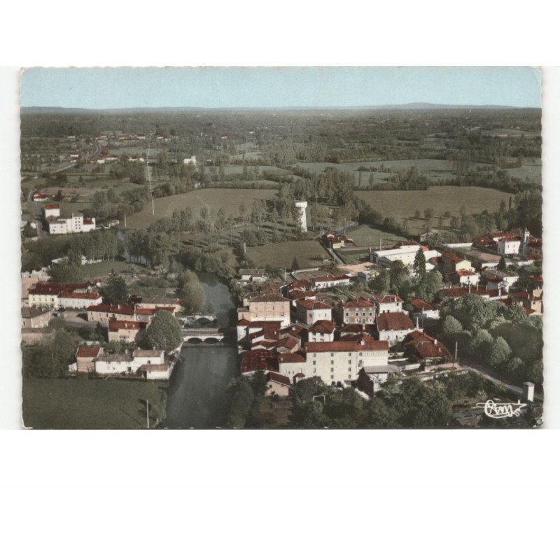 PONT-de-VEYLE: vue générale vue aérienne 10x15 - très bon état