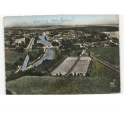 BERRY-au-BAC: le canal vue aérienne 10x15 - très bon état