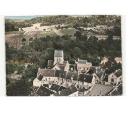 BILLY-sur-AISNE: l'église et vue panoramique vue aérienne 10x15 - état