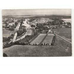 BERRY-au-BAC: le canal vue aérienne 10x15 - très bon état