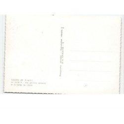 COUDES: vue générale et la vallée de l'allier vue aérienne 10x15 - très bon état