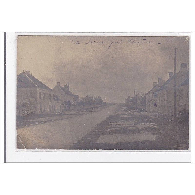VILLERS-St-FRANBOURG : vue (carte photo) - bon etat (un coin plié)