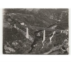 LES FADES: le viaduc vue aérienne 10x15 - très bon état
