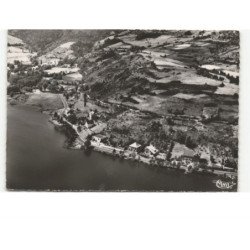 CHAMBON: lac chambon, le hameau de varennes et chemin du saut de la pucelle vue aérienne 10x15 - très bon état