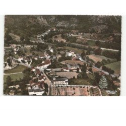 CHATEAUNEUF-les-BAINS: vue générale vue aérienne 10x15 - très bon état