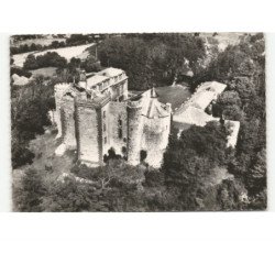 environs de CHATEL-GUYON: château de chazeron vue aérienne 10x15 - très bon état