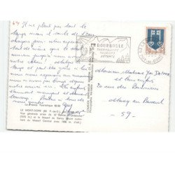 LE MONT-DORE: vue générale prise de la banne d'ordanche et le massif du sancy vue aérienne 10x15 - très bon état