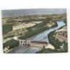 CHALLEX: le barrage sur le rhône vue aérienne 10x15 - très bon état