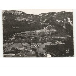GEX: lacets de la route du col de la faucille au fond vue sur le col vue aérienne 10x15 - très bon état