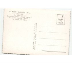 LELEX: les monts du jura sommet du reculet lac de genève vue aérienne 10x15 - très bon état