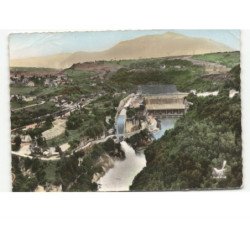GENISSIAT: le barrage vue aérienne 10x15 - état