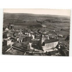 PEROUGES: cité médiéval, la cité du vieux pérouges vue aérienne 10x15 - très bon état