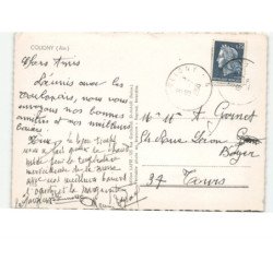 COLIGNY: 4 vues, souvenir de... vue aérienne 10x15 - état