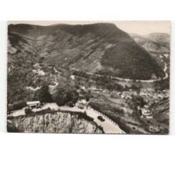 CERDON: panorama du belvédère vue aérienne 10x15 - très bon état