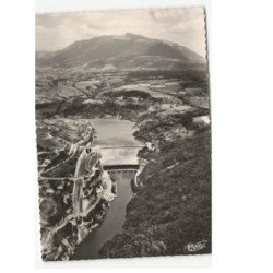 GENISSIAT: barrage vue aérienne 10x15 - très bon état