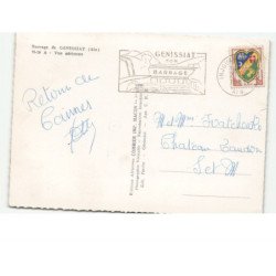 GENISSIAT: barrage vue aérienne 10x15 - très bon état