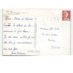 GEX: le quartier de l'école vue aérienne 10x15 - état
