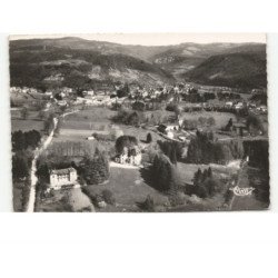 JUJURIEUX: vue générale, au 1er plan, le château des guérets vue aérienne 10x15 - très bon état