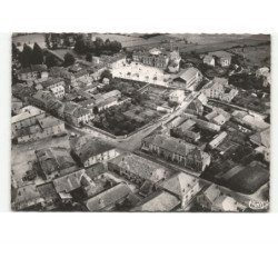 MONTREVEL: l'hôtel de ville vue aérienne 10x15 - très bon état