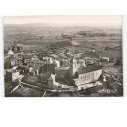 PEROUGES: cité du vieux pérouges vue aérienne 10x15 - état