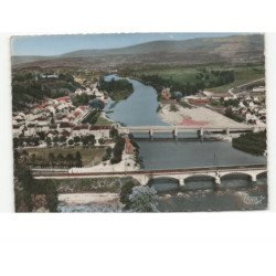 PONT-D'AIN: vue générale vue aérienne 10x15 - très bon état