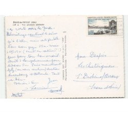 PONT-de-VEYLE: vue générale vue aérienne 10x15 - très bon état