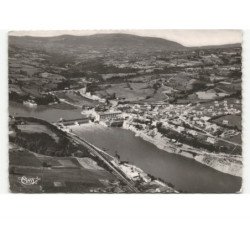 SEYSSEL: barrage de seyssel vue aérienne 10x15 - état