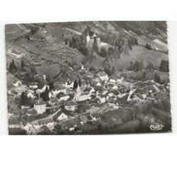 TALISSIEU: vue générale et le château vue aérienne 10x15 - très bon état