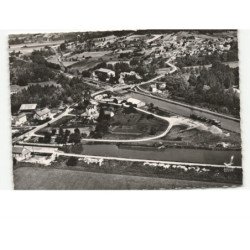BOURG et COMIN: vue panoramique vue aérienne 10x15 - très bon état