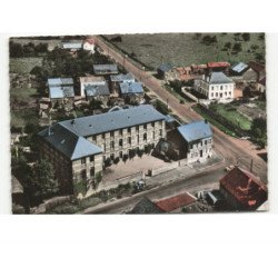 LA CAPELLE-en-THIERACHE: le pensionnat du sacré coeur la colonie de vacances vue aérienne 10x15 - très bon état