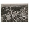 CHAUNY: l'église saint-martin et place de l'hôtel de ville vue aérienne 10x15 - très bon état