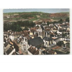 CHARLY-sur-MARNE: l'église vue aérienne 10x15 - très bon état