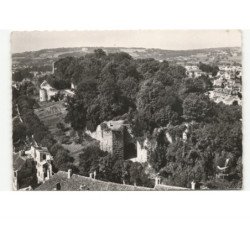 CHATEAU-THIERRY: le vieux château, la porte saint-jean vue aérienne 10x15 - très bon état