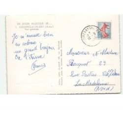 COEUVRES-et-VALSERY: vue générale vue aérienne 10x15 - très bon état