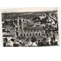 CHATEAU-THIERRY: l'église saint-crespin vue aérienne 10x15 - très bon état