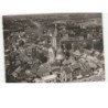 CHAUNY: l'église saint-martin vue aérienne 10x15 - très bon état