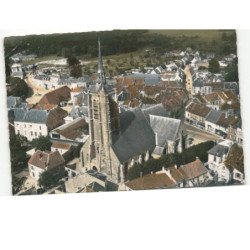 FERE-en-TARDENOIS: l'église sainte-macre: vue aérienne 10x15 - état