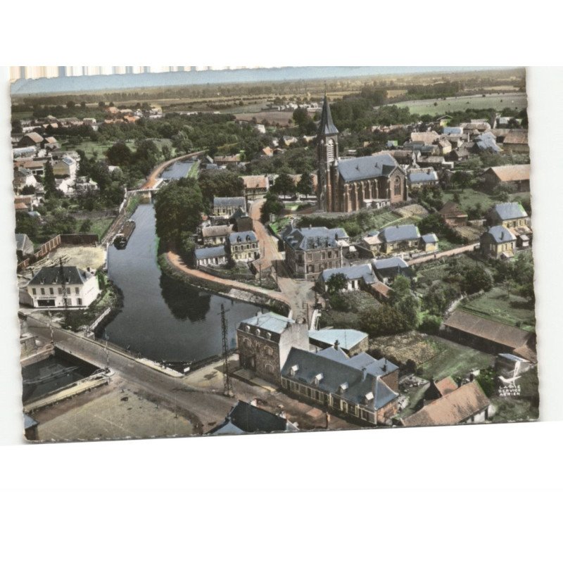 ETREUX: vue d'ensemble vue aérienne 10x15 - très bon état