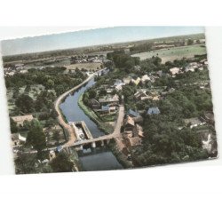 ETREUX: vue panoramique sur le canal vue aérienne 10x15 - très bon état