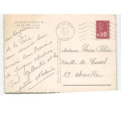 LA FERE: vue panoramique vue aérienne 10x15 - très bon état