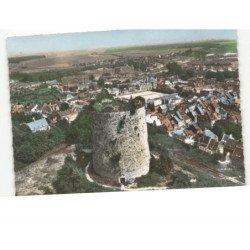 GUISE: le donjon XIe siècle vue aérienne 10x15 - très bon état