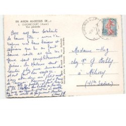 GUIGNICOURT: vue générale vue aérienne 10x15 - très bon état