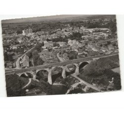 HIRSON: le viaduc du gland vue aérienne 10x15 - très bon état