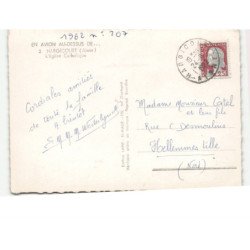 HARGICOURT: l'église catholique vue aérienne 10x15 - état