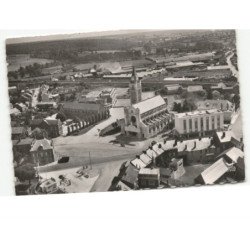 HIRSON: l'église sainte-thérèse le groupe scolaire jaen-zay vue aérienne 10x15 - état