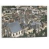 GUISE: l'église et la rue camille desmoulins vue aérienne 10x15 - très bon état